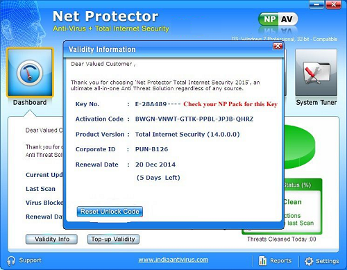 Net Protector Antivirus 2016-17 Crack + Keygen Full Download Free
