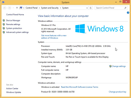 Windows 8.1 ISO Product Key + Serial Key Full Setup Free Download