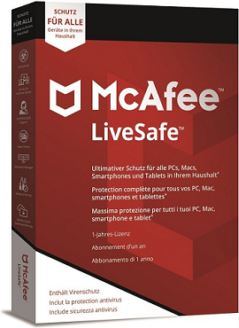 McAfee LiveSafe Pro 16.0 Activation Code For Windows/Mac